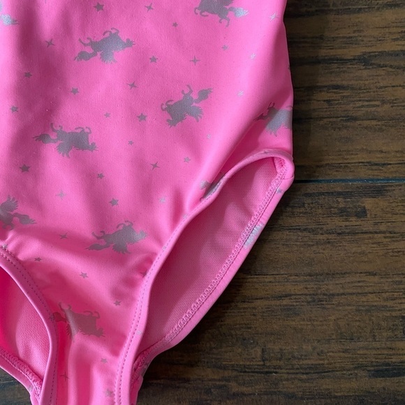 Bmagical, Girls, Bathing Suit, One-Piece, Pink, Barbiecore, Unicorns, Size 5 - Picture 4 of 12